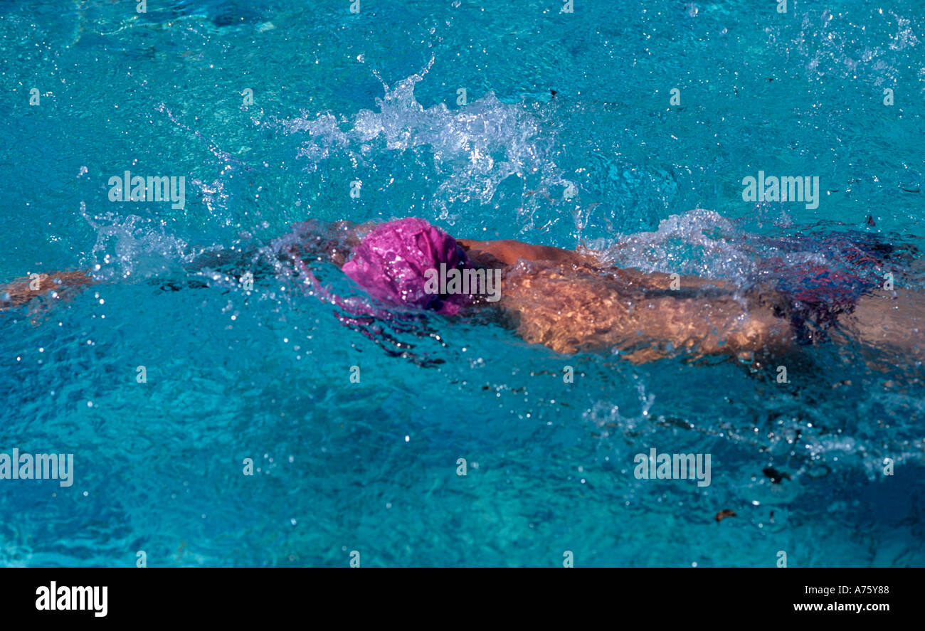 Schwimmer nuotatore Foto Stock