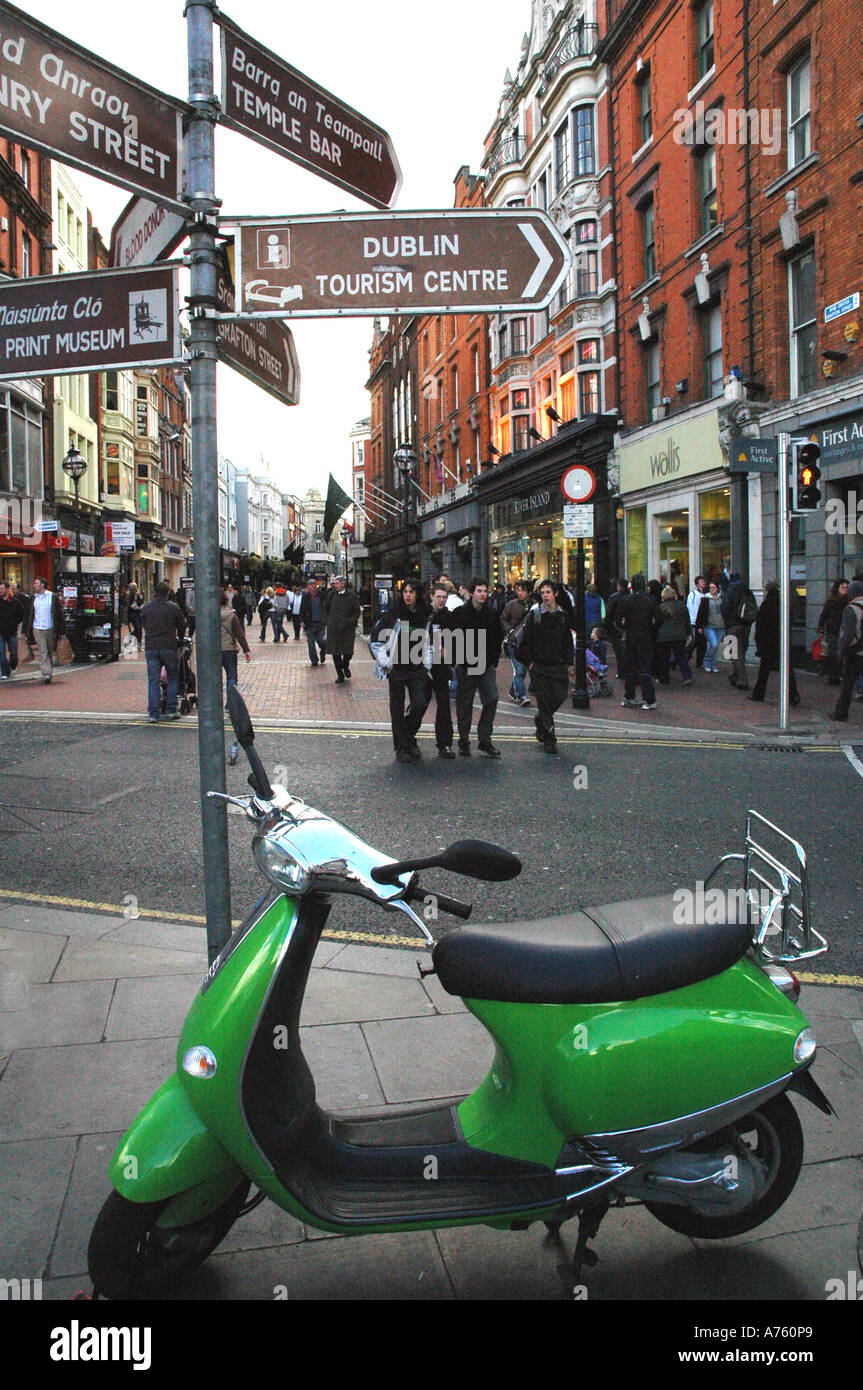 Grafton Street Dublin Foto Stock