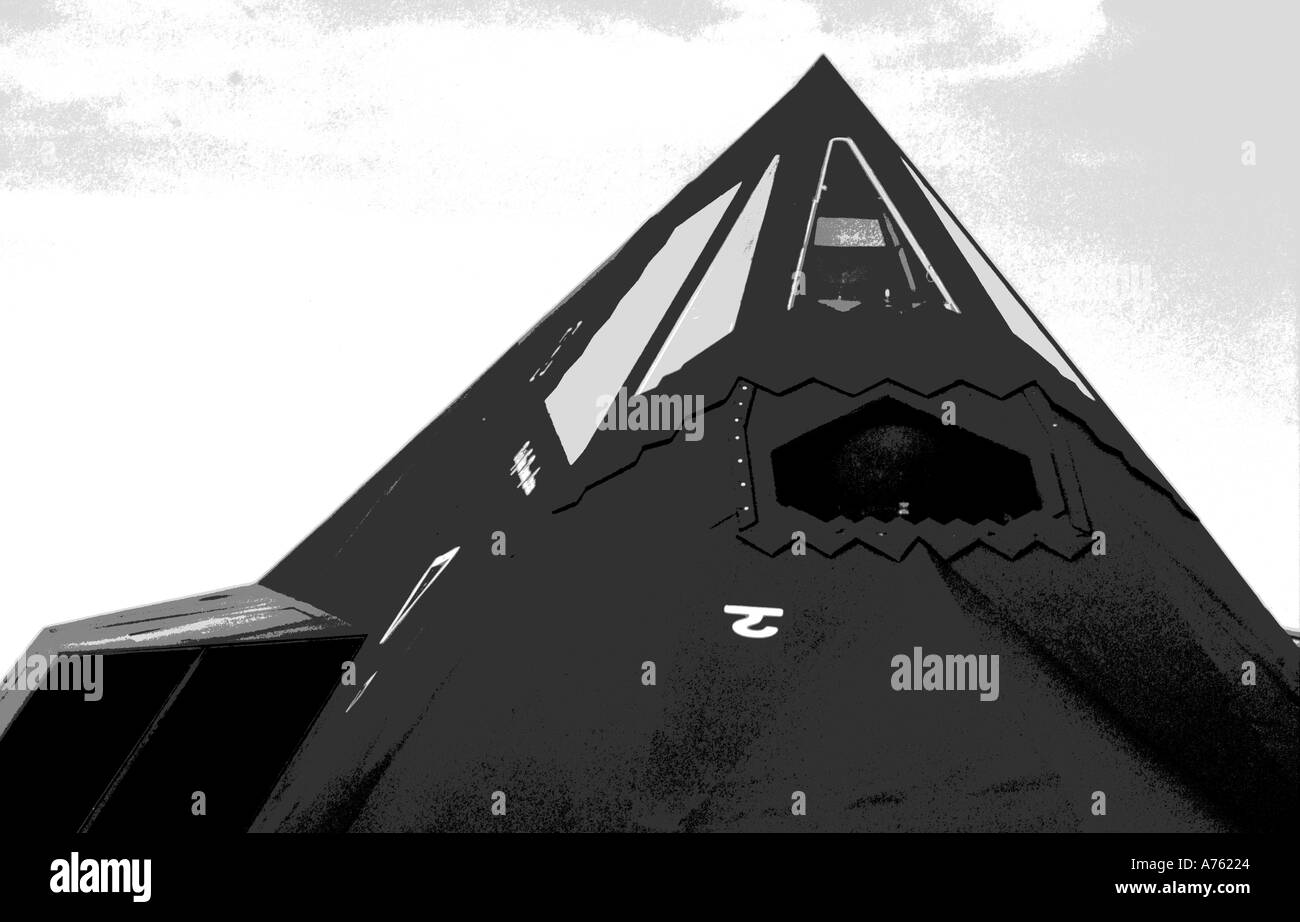 lockheed f-117 nighthawk bombardiere furtivo Foto Stock