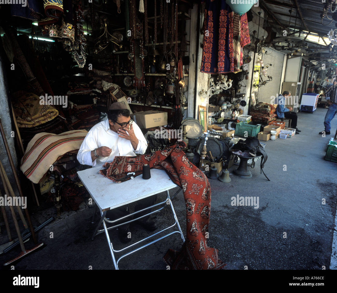 Market street a Gerusalemme Israele Foto Stock