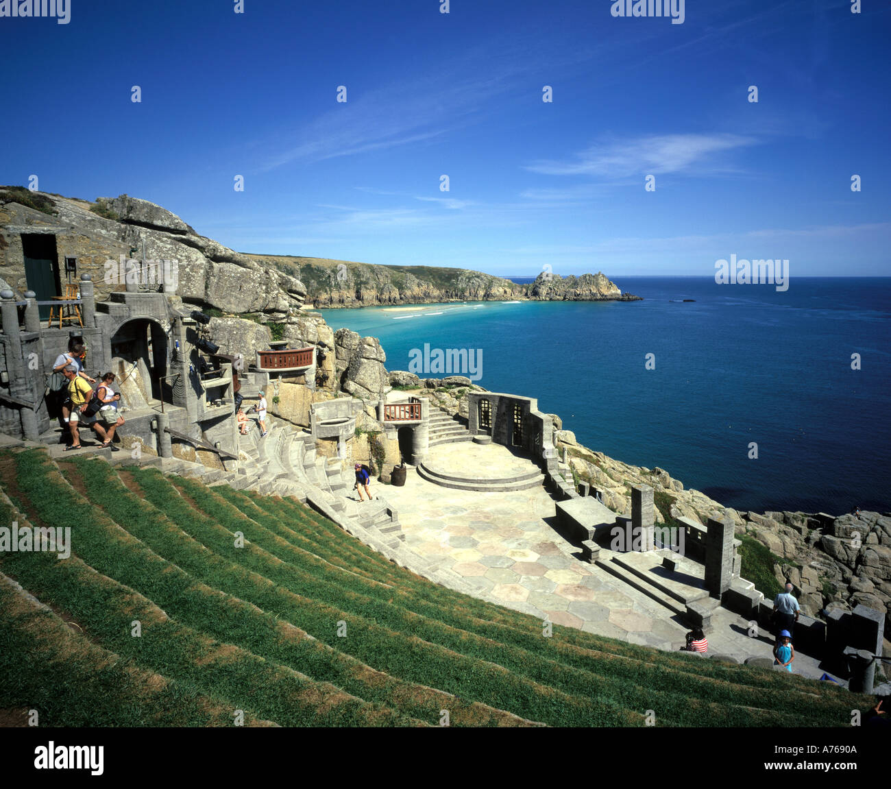 Il Teatro Minack in Cornwall Regno Unito Foto Stock