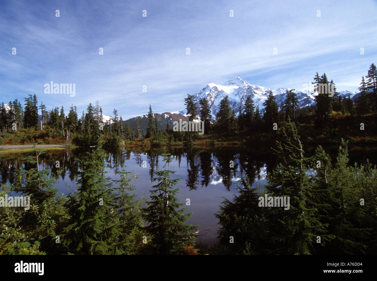 Mt Baker Stato di Washington STATI UNITI D'AMERICA Foto Stock