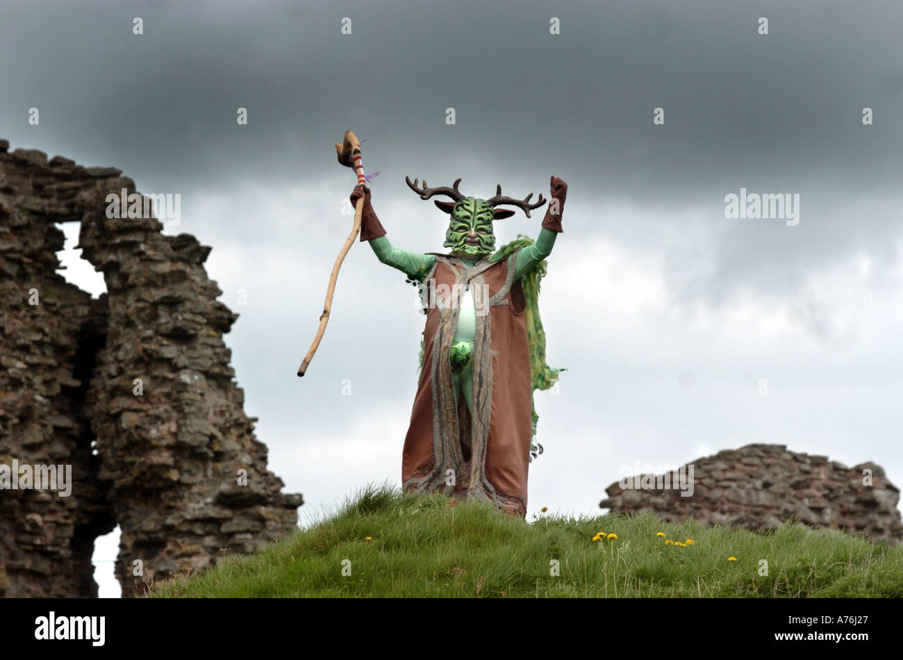 Green Man festival Clun Shropshire Foto Stock