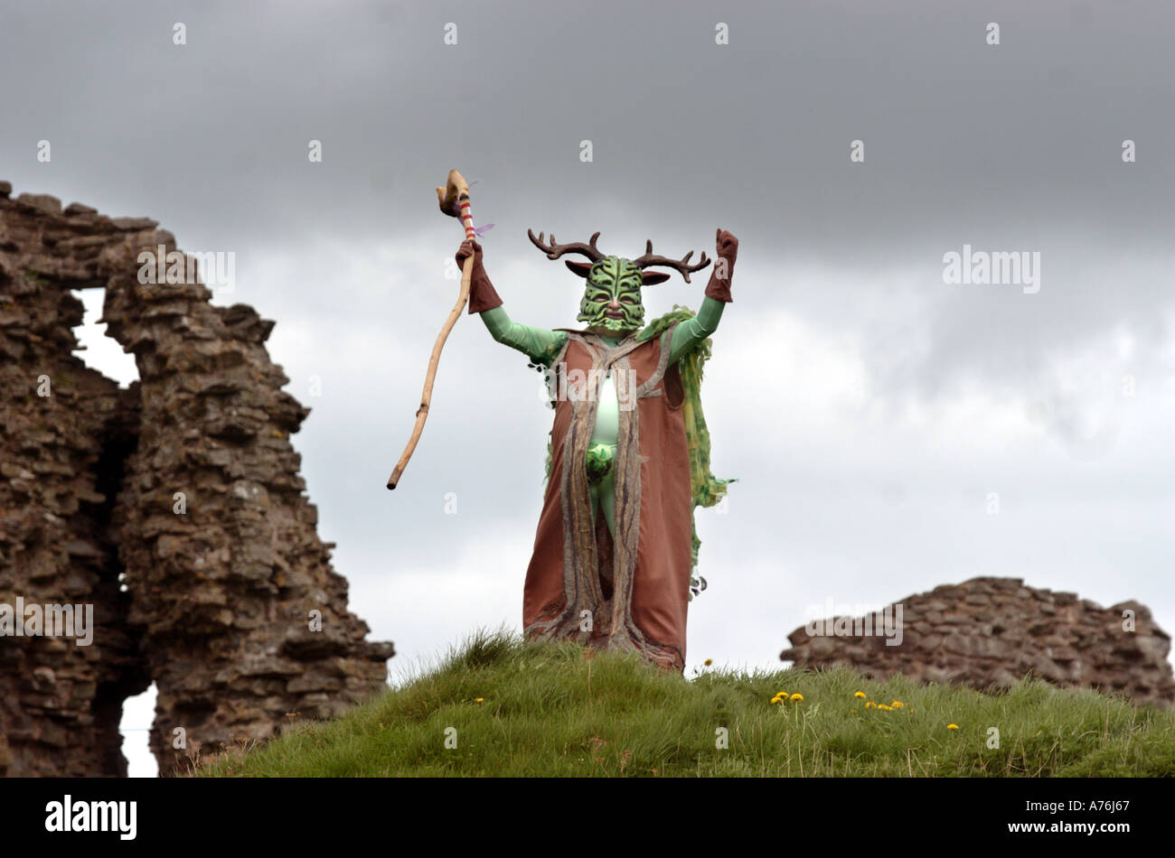 Green Man festival Clun Shropshire Foto Stock