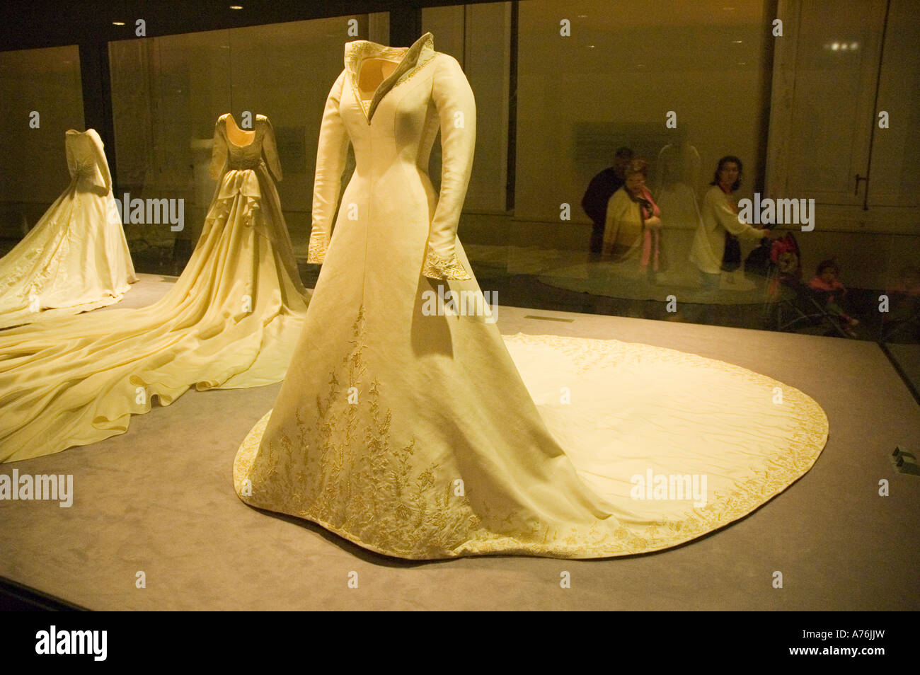 La principessa Letizia abito da sposa Royal Palace ARANJUEZ Madrid Comunità  Autonome della Spagna Foto stock - Alamy