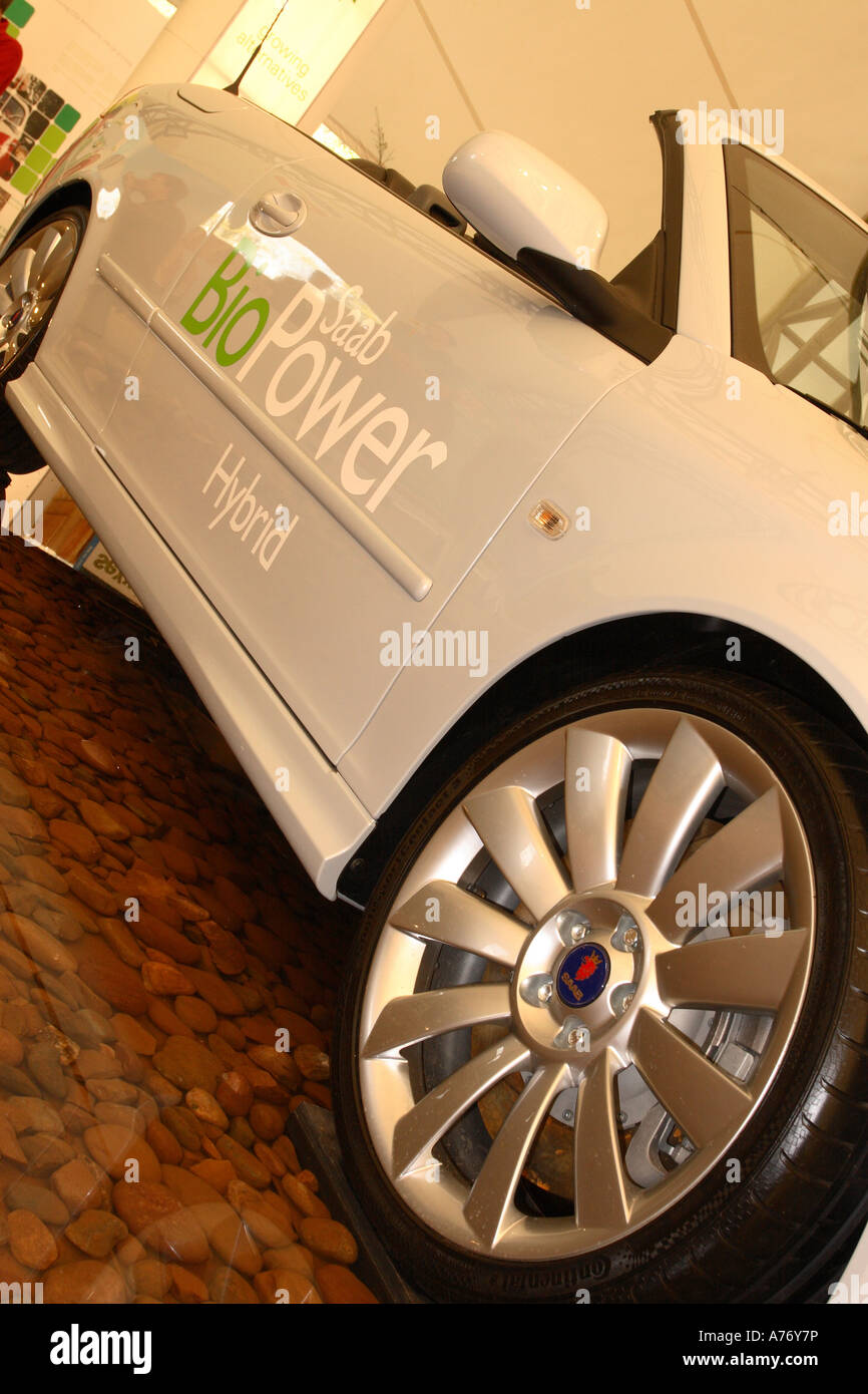 Saab Bio Power Hybrid auto carburante Foto Stock