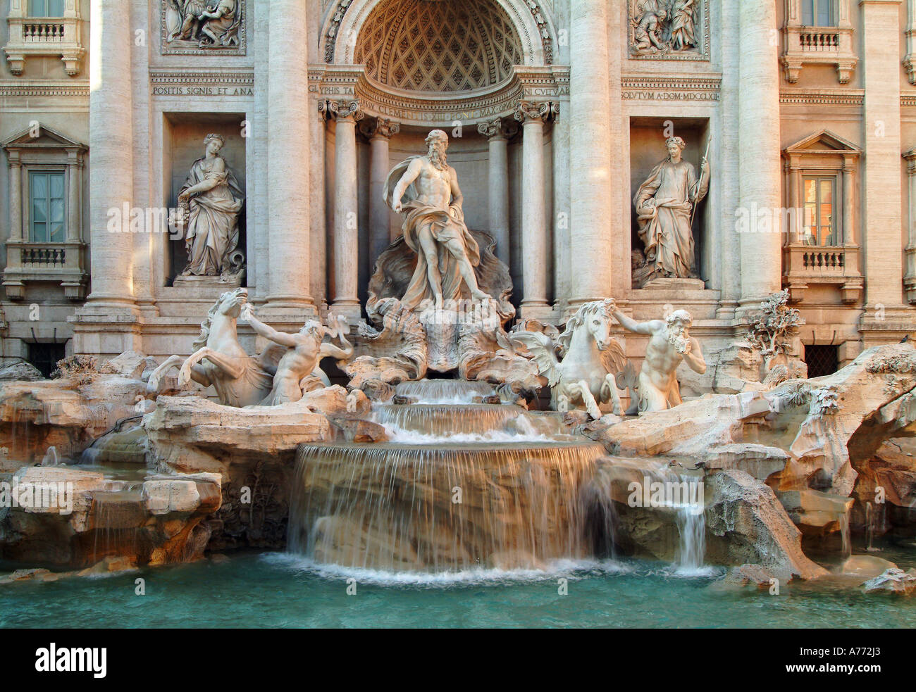 Fontana di Trevi, Roma, Italia, Europa Foto Stock