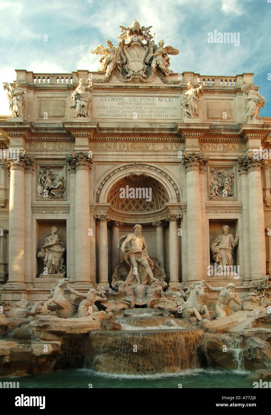 Fontana di Trevi, Roma, Italia, Europa Foto Stock