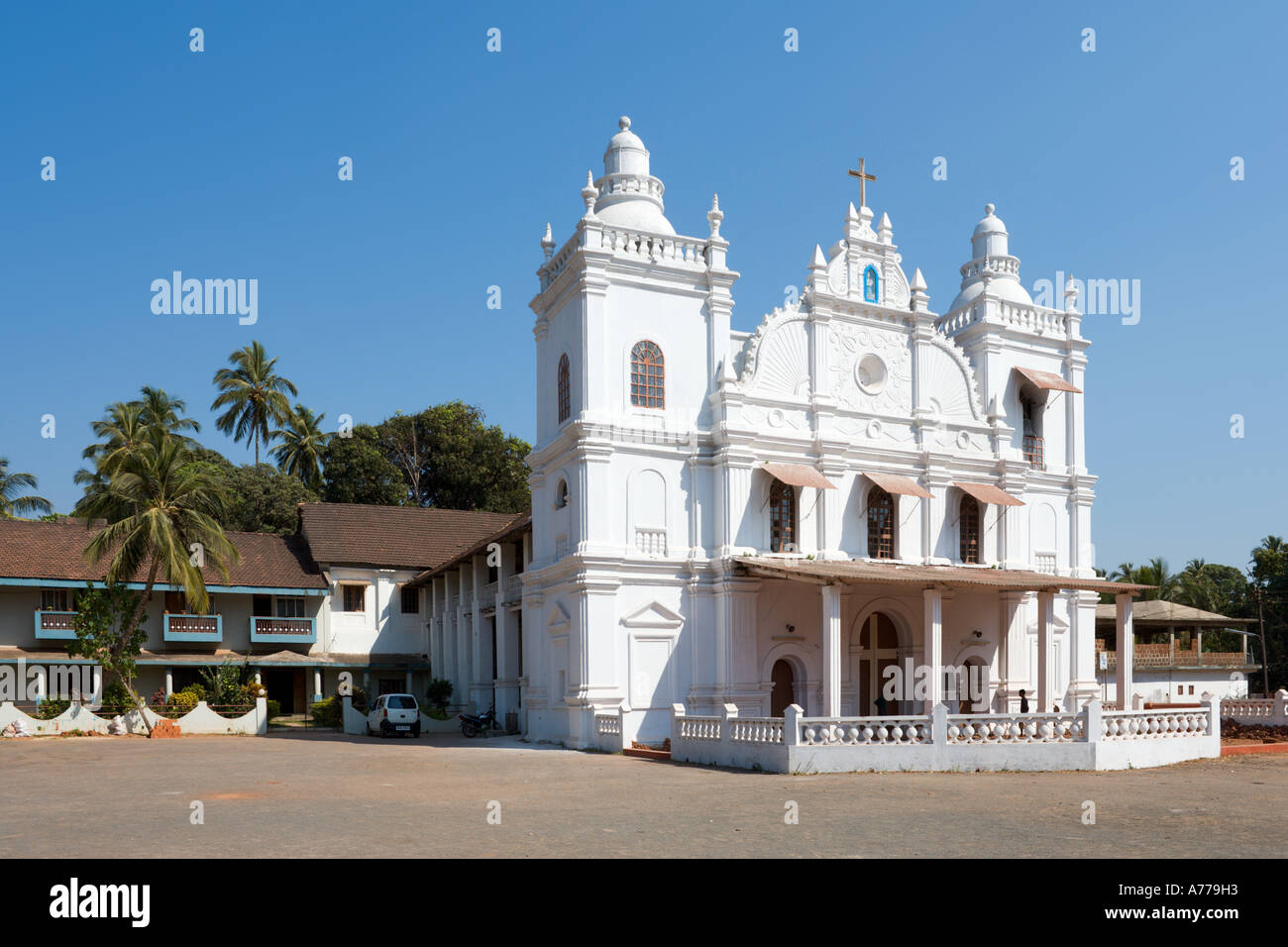 Nostra Signora di Gloria Chiesa, Varca, Goa Sud, Goa, India Foto Stock