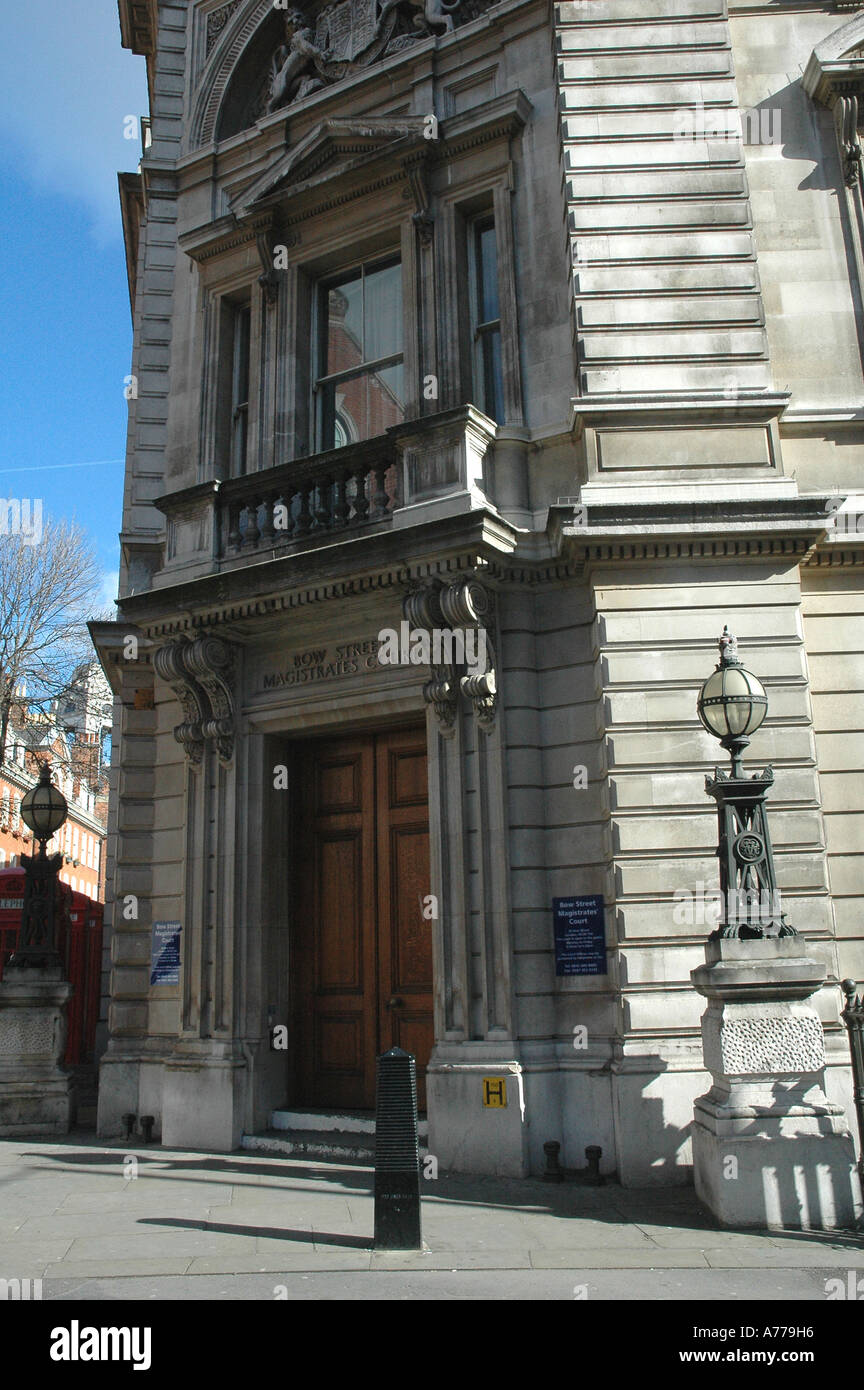 Bow Street Magistrates Court London REGNO UNITO Foto Stock