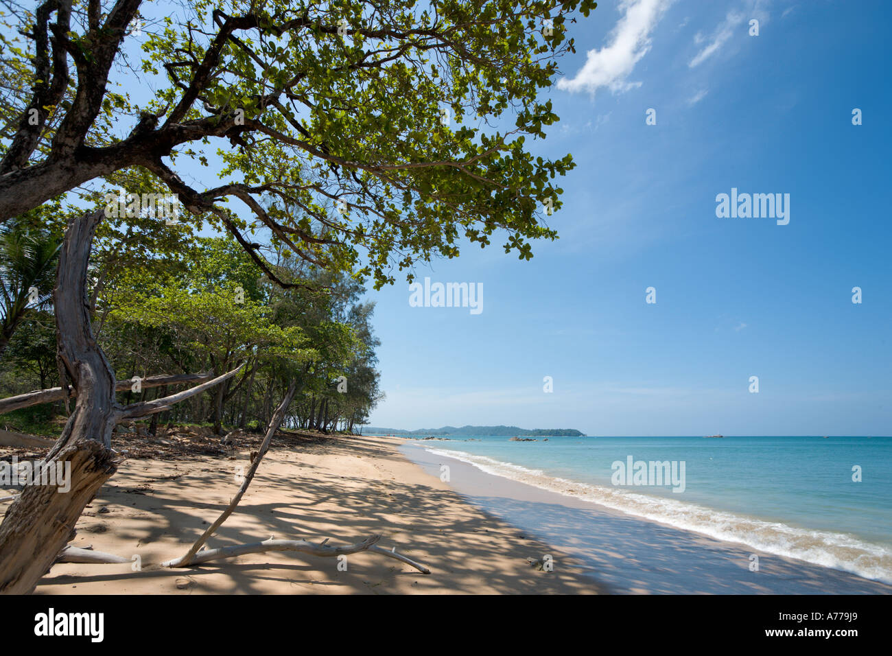 Khao Lak spiaggia vicino Khaolak Hotel Merlin, Khao Lak, Phang Nga, Thailandia Foto Stock