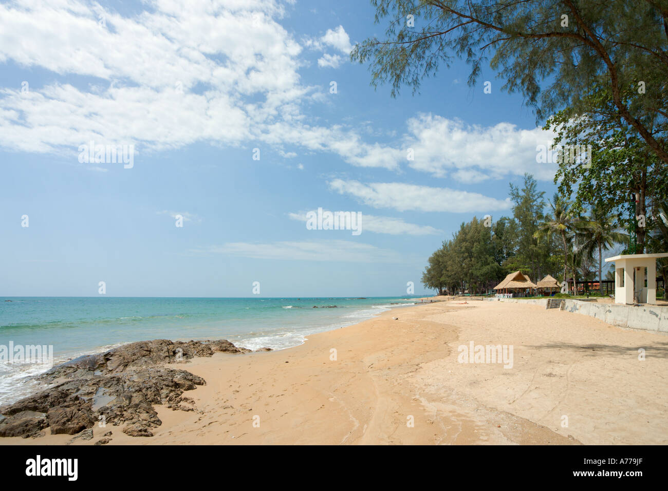 Nang Thong Beach, Khao Lak, Phang Nga, Thailandia Foto Stock