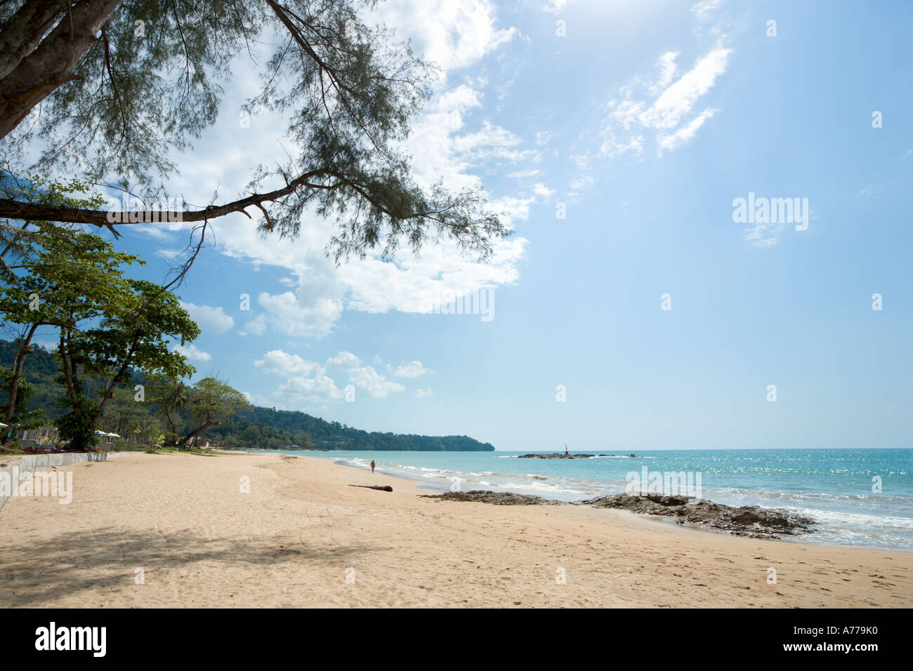 Nang Thong Beach, Khao Lak, Phang Nga, Thailandia Foto Stock