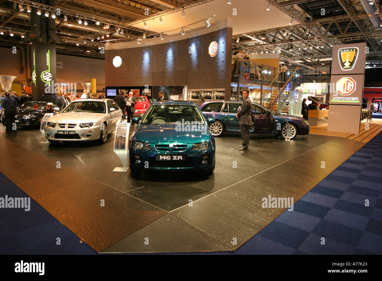 MG Rover stand presso il Regno Unito al Motorshow NEC Birmingham Maggio 2004 Foto Stock