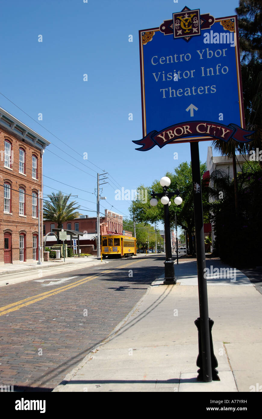 Ybor City di Tampa Florida FL Foto Stock