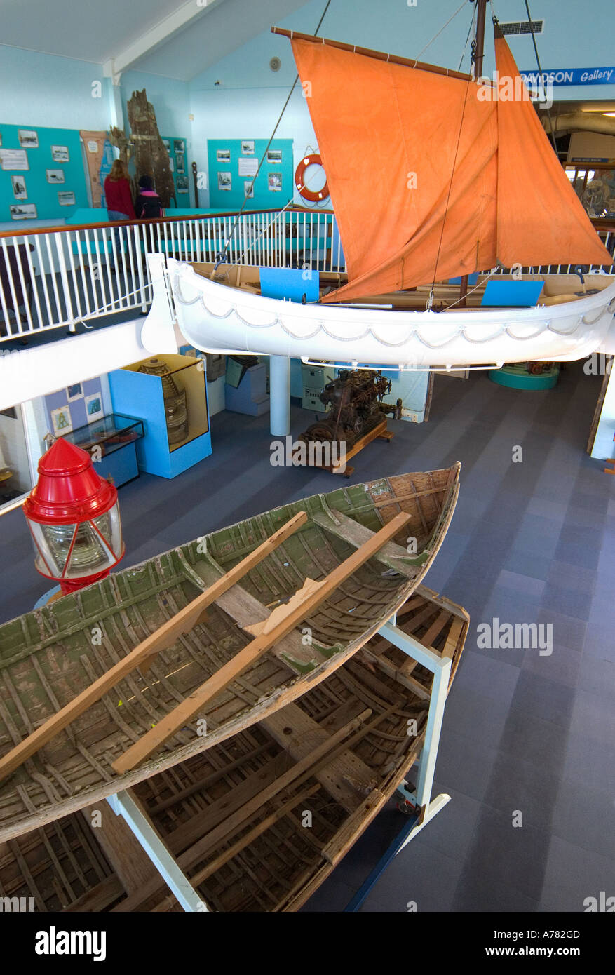 All'interno dell'Eden Killer Whale Museum, NSW, Australia. Foto Stock