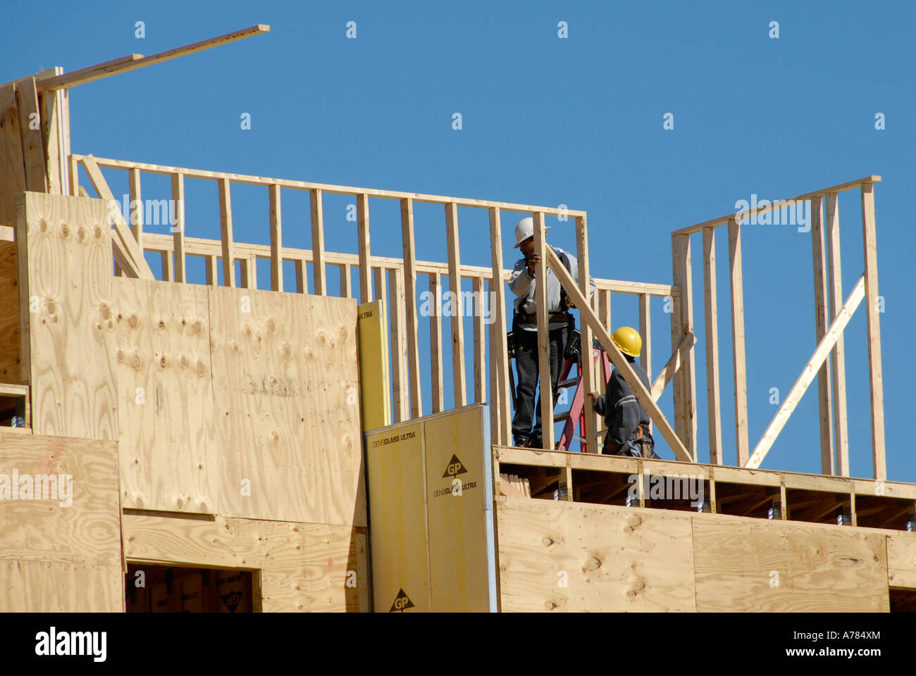 Nuova abitazione multipli Home Costruzione in Florida FL FLA USA US Foto Stock