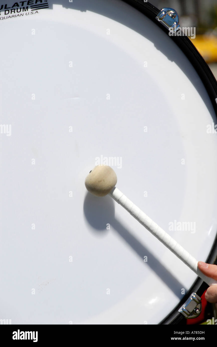 High School Marching Band partecipare al Festival di fragola Parade Plant City Florida FL FLA USA US Foto Stock