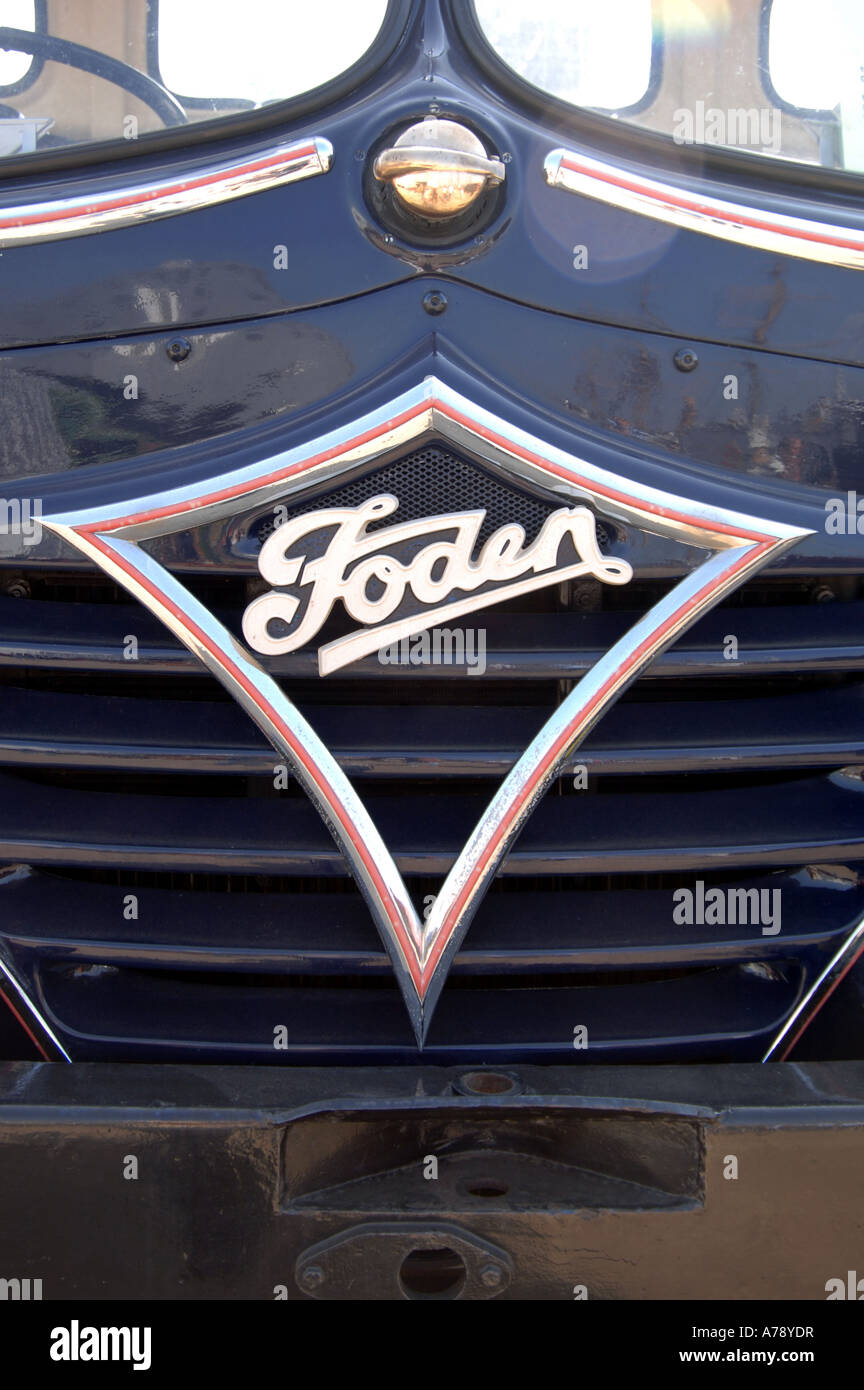 Camion Foden badge Foto Stock