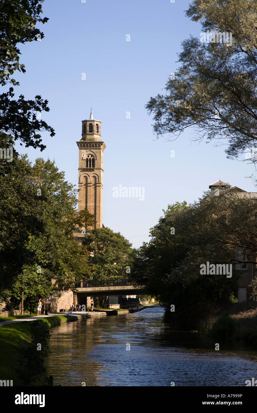 Nuovo mulino in Saltaire vicino a Bradford West Yorkshire Inghilterra Foto Stock