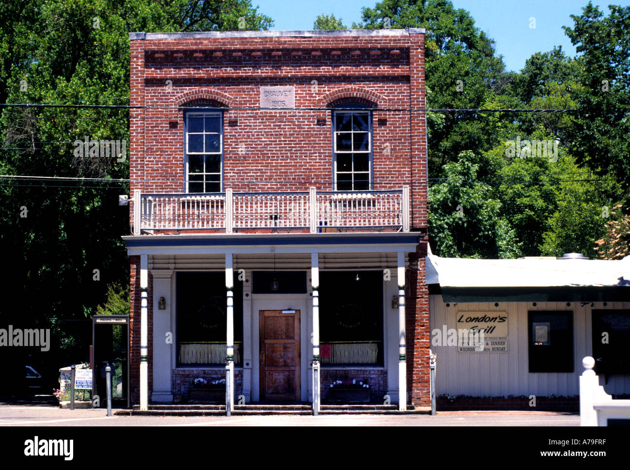 California USA Stati Uniti Glen Ellen Jack London Saloon Sonoma Valley Foto Stock