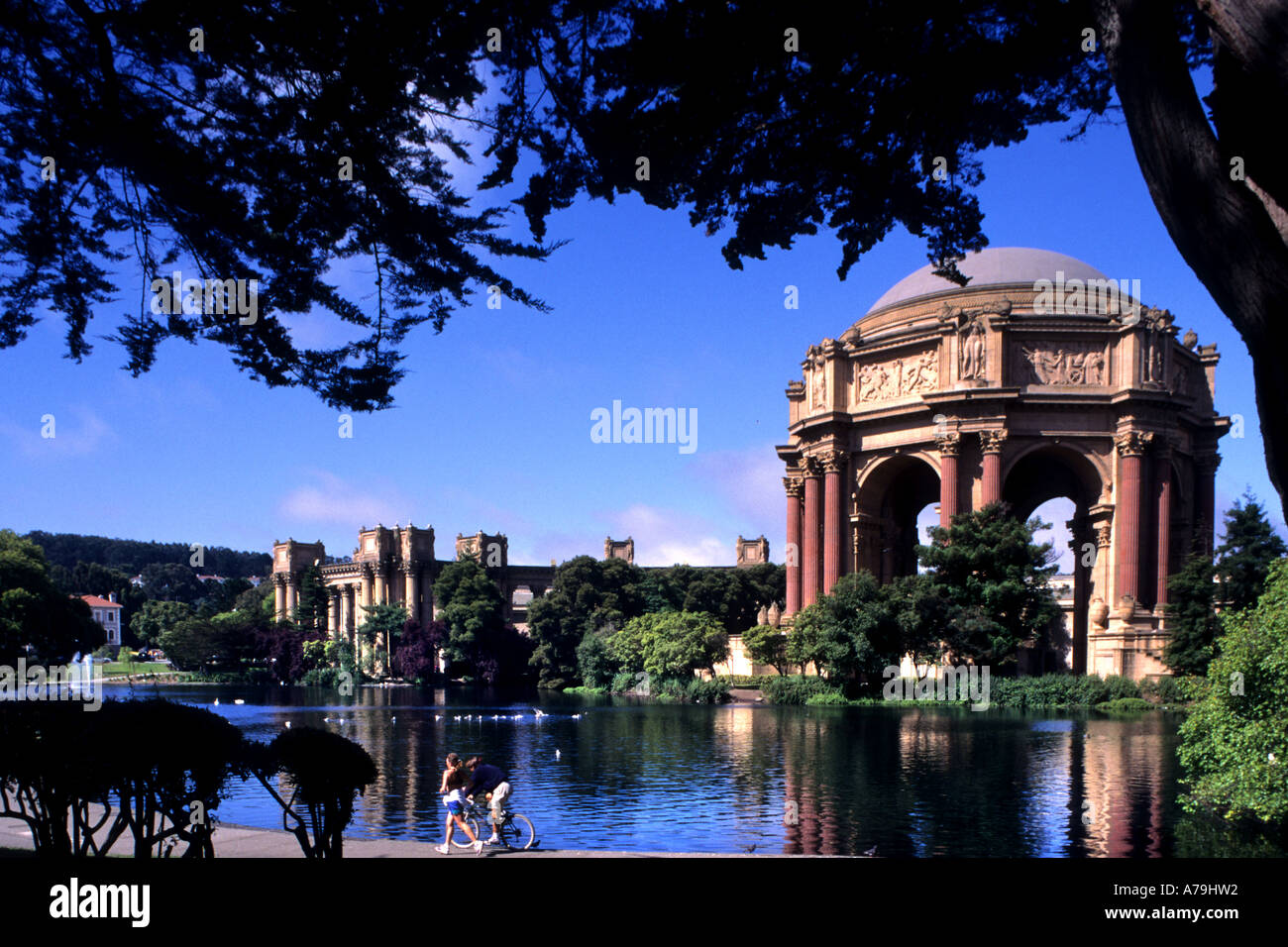 San Francisco California Palazzo delle Belle Arti NEGLI STATI UNITI Foto Stock