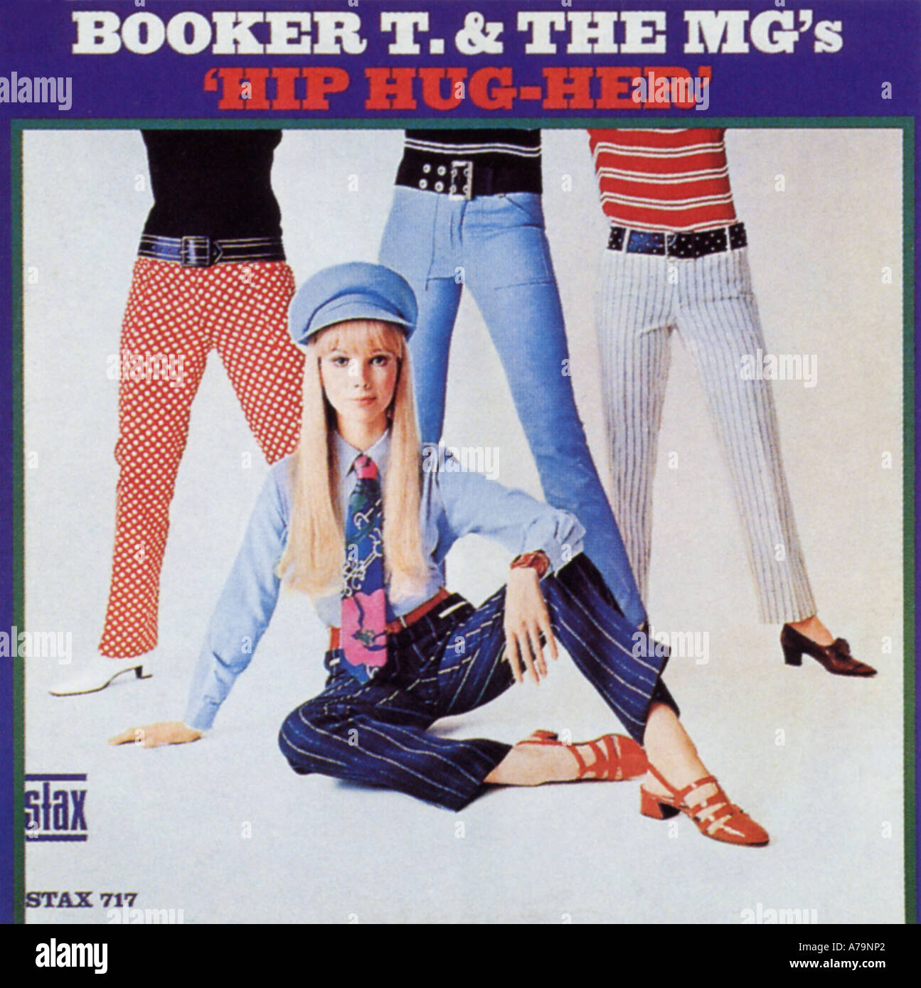 BOOKER T e il coperchio di MGs di loro 1967 album Stax Hip Hug-Her Foto Stock