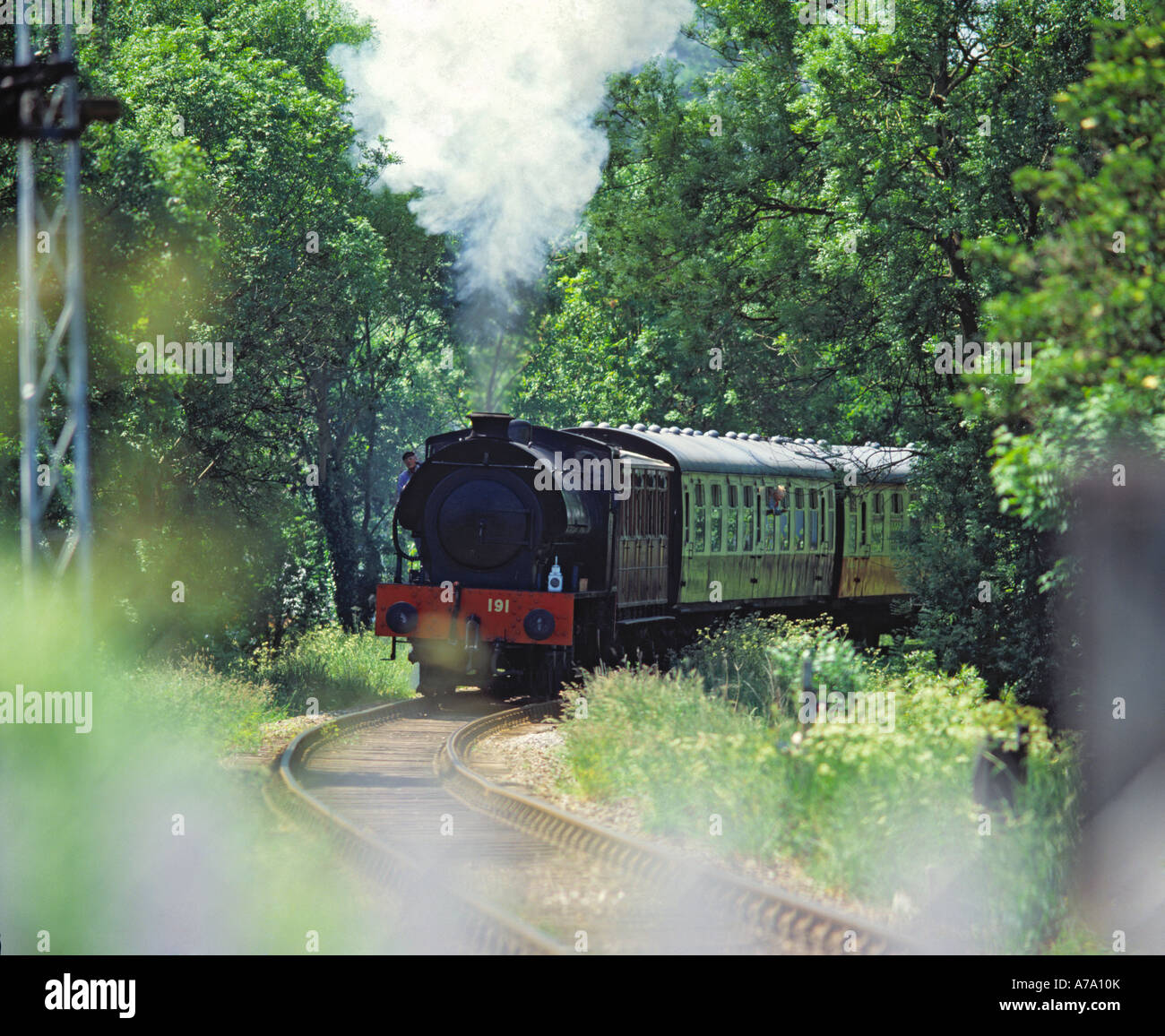 GB di KENT KENT E EAST SUSSEX RAILWAY TENTERDEN Foto Stock