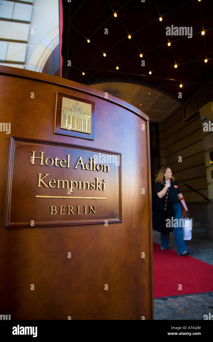 Hotel Adlon am Pariser Platz Berlino Germania Europa Foto Stock