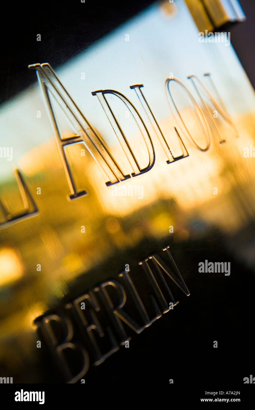 Hotel Adlon am Pariser Platz Berlino Germania Europa Foto Stock