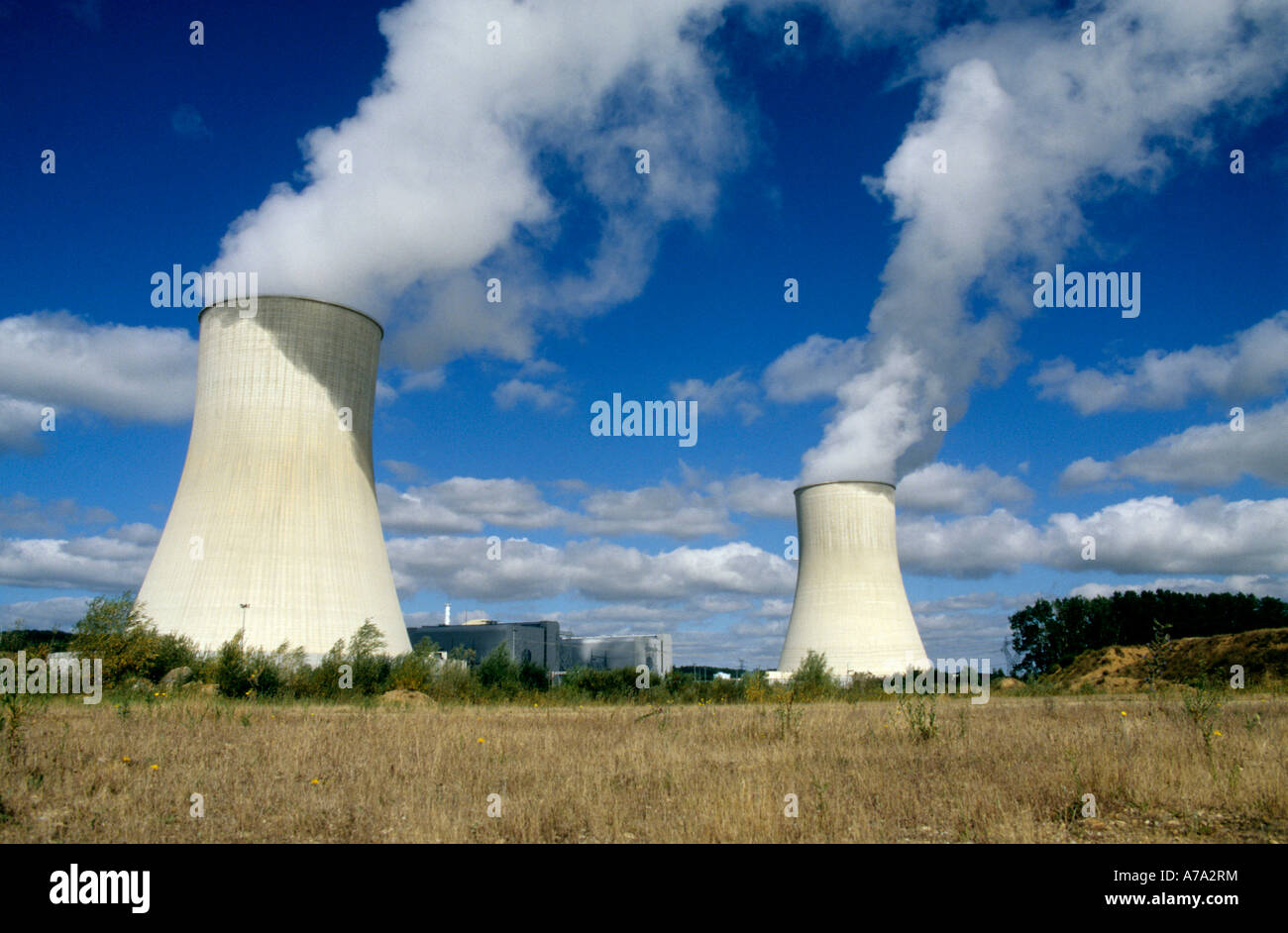 Centrale nucleare in Francia Foto Stock