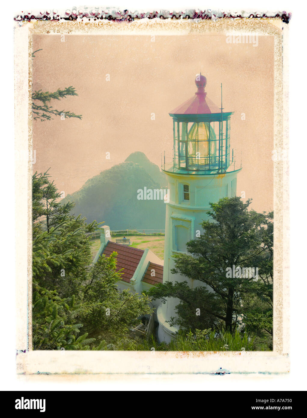 Heceta head lighthouse oregon Foto Stock