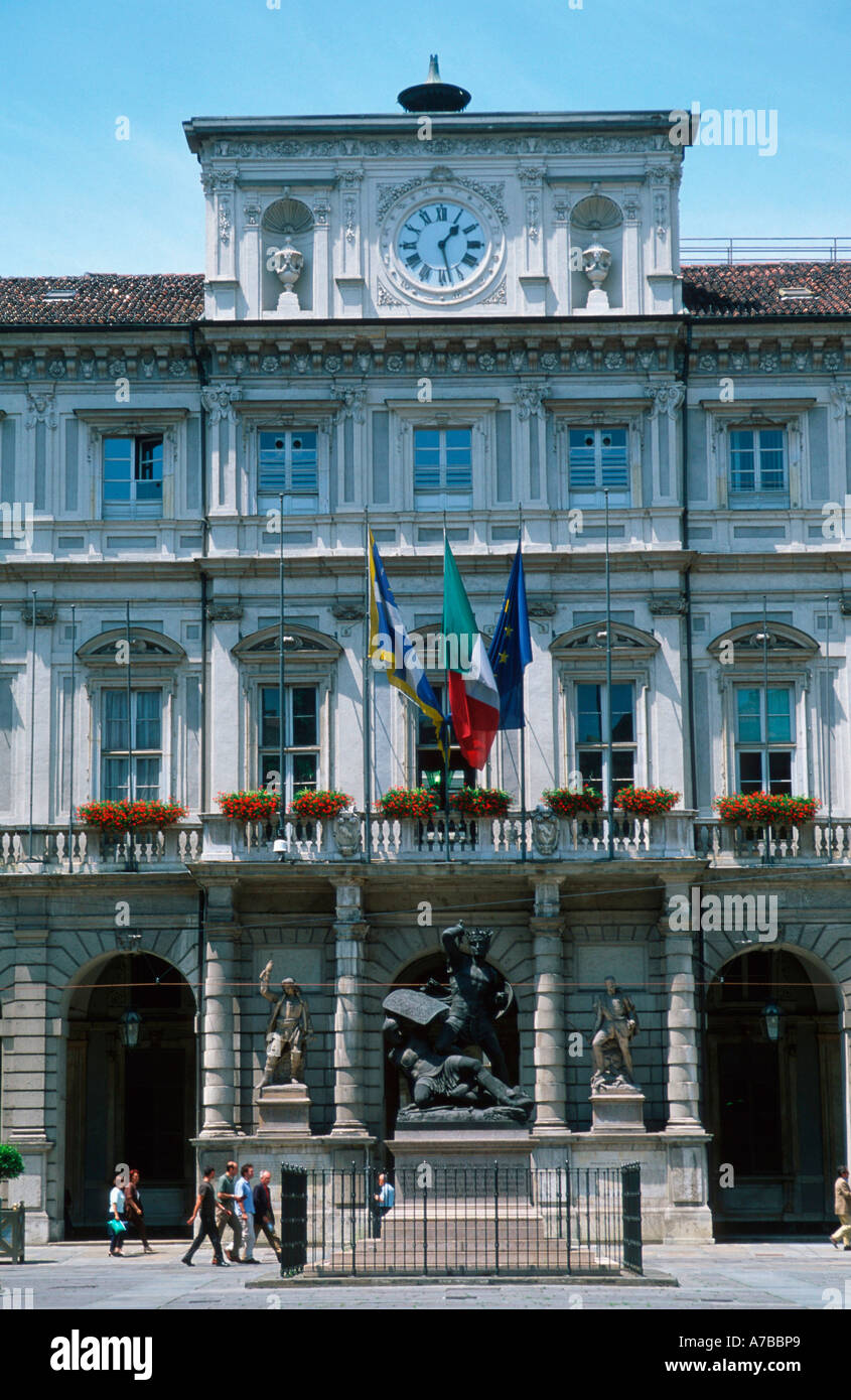 Municipio Municipio Torino Foto Stock