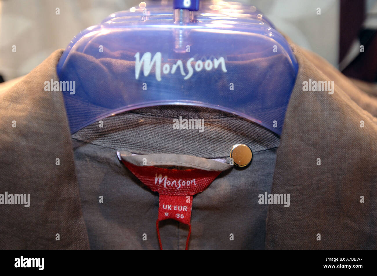 Negozio di monsone appendiabiti, Gran Bretagna REGNO UNITO Foto Stock