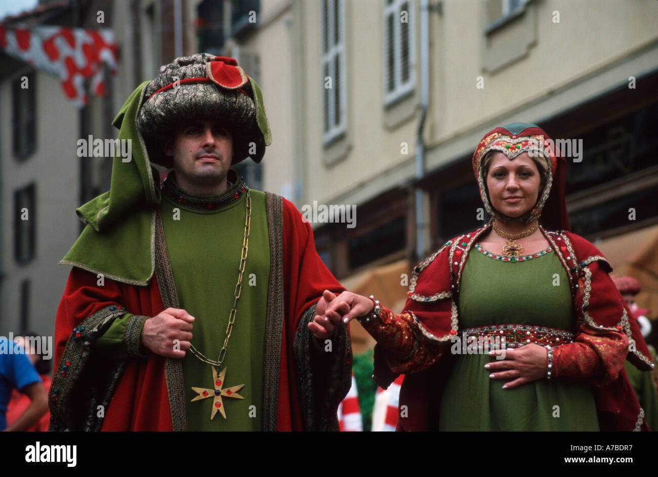 Sfilata Palio di Asti Foto Stock