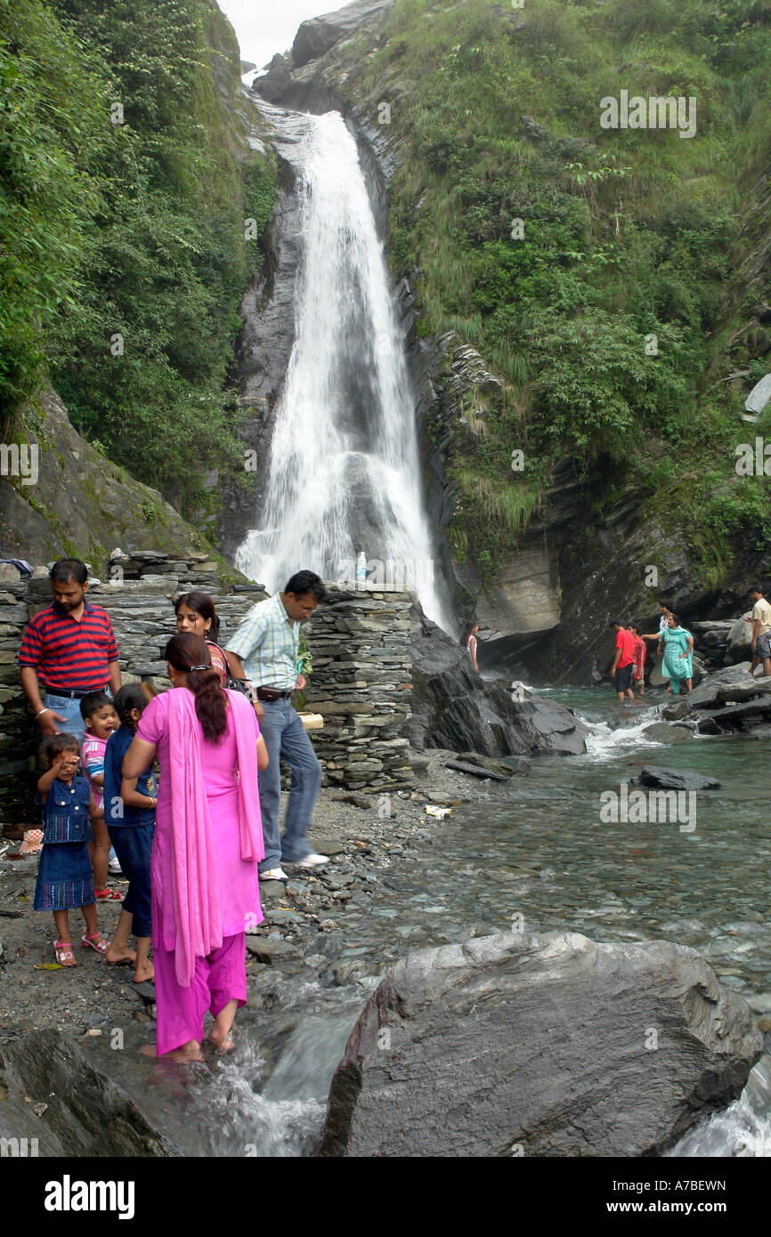 Cascate bhagsu - India Foto Stock