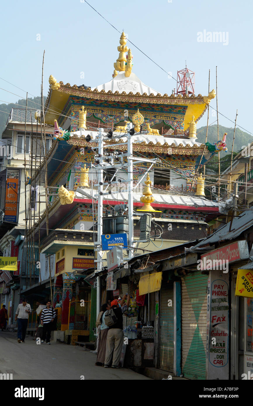 Chorten a mcleod ganj Foto Stock
