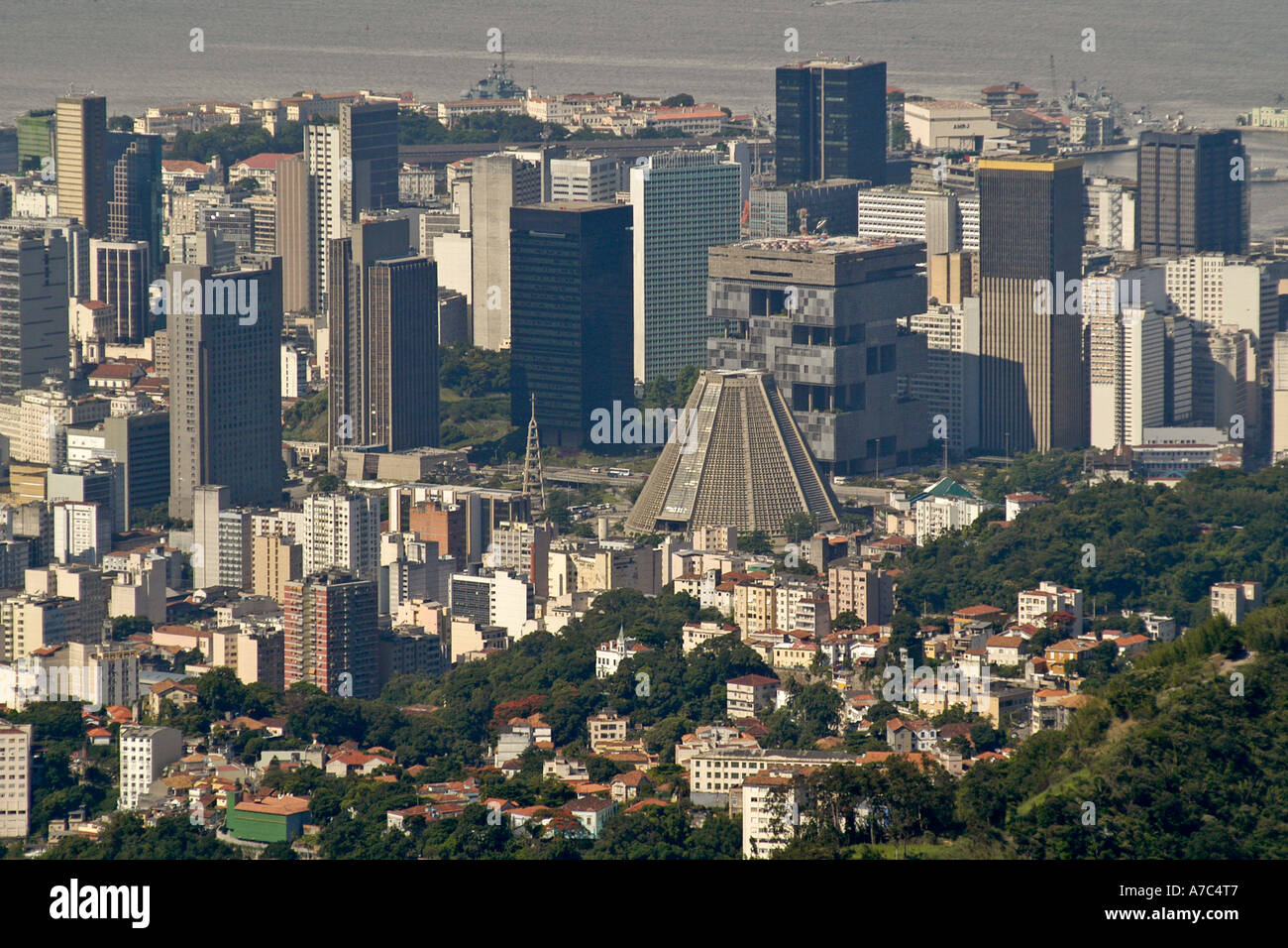 La città di Rio de Janeiro, Brasile Foto Stock