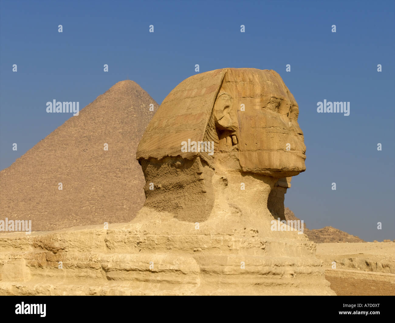 Giza, Cairo Giza Sphinx Foto Stock