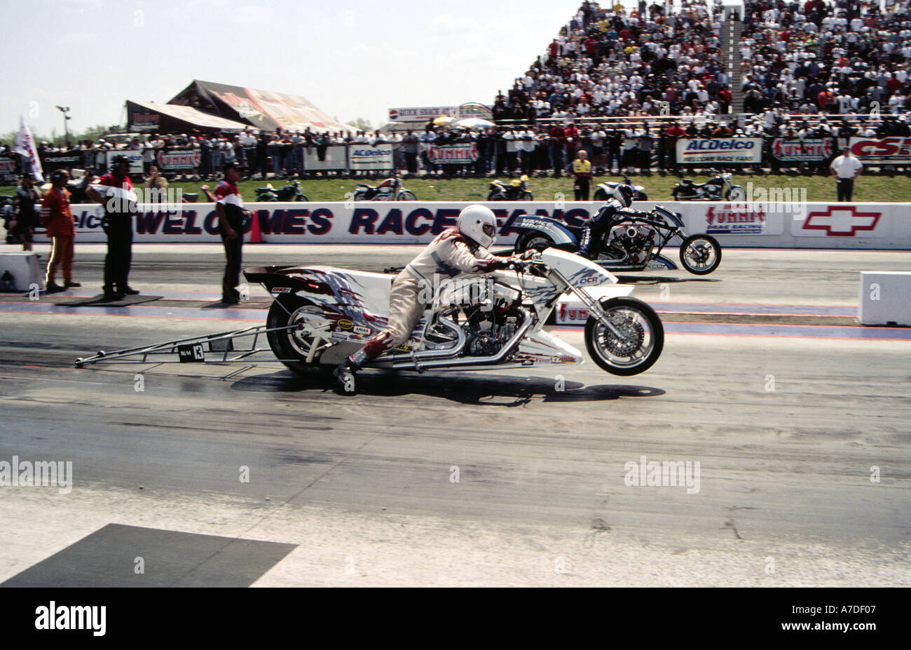 Nitro Harley Davidson drag racing forza g Foto Stock