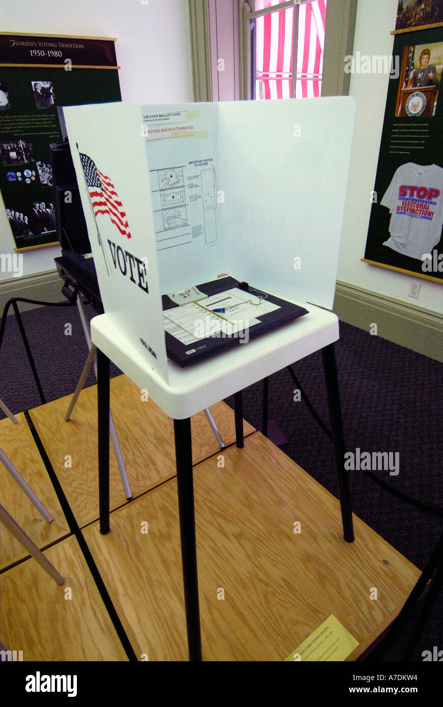 Florida stazioni di voto per i singoli elettori alle elezioni Foto Stock