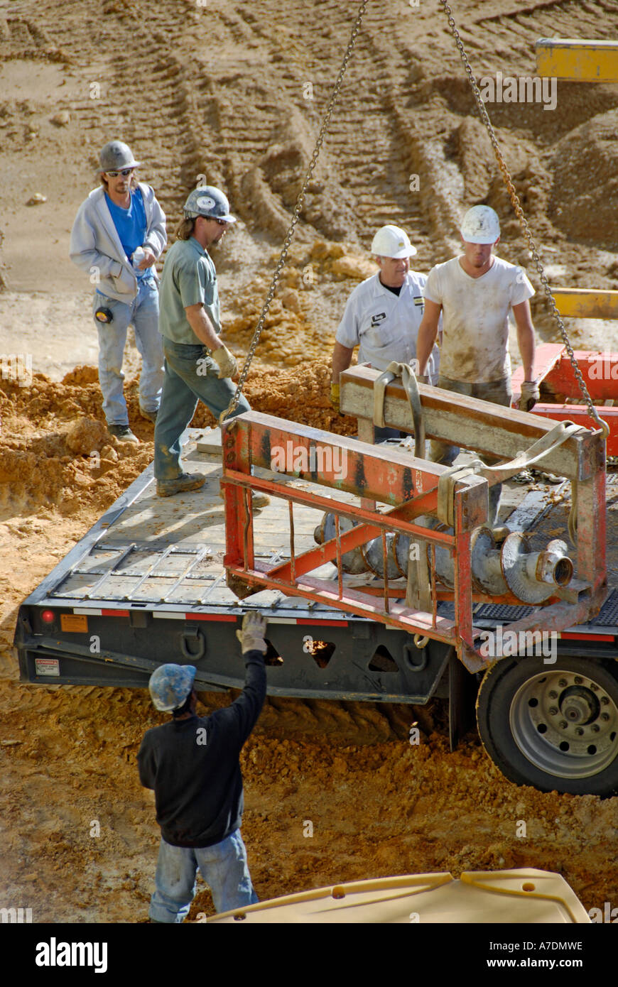 Nuovo alto luogo condominio in costruzione Foto Stock