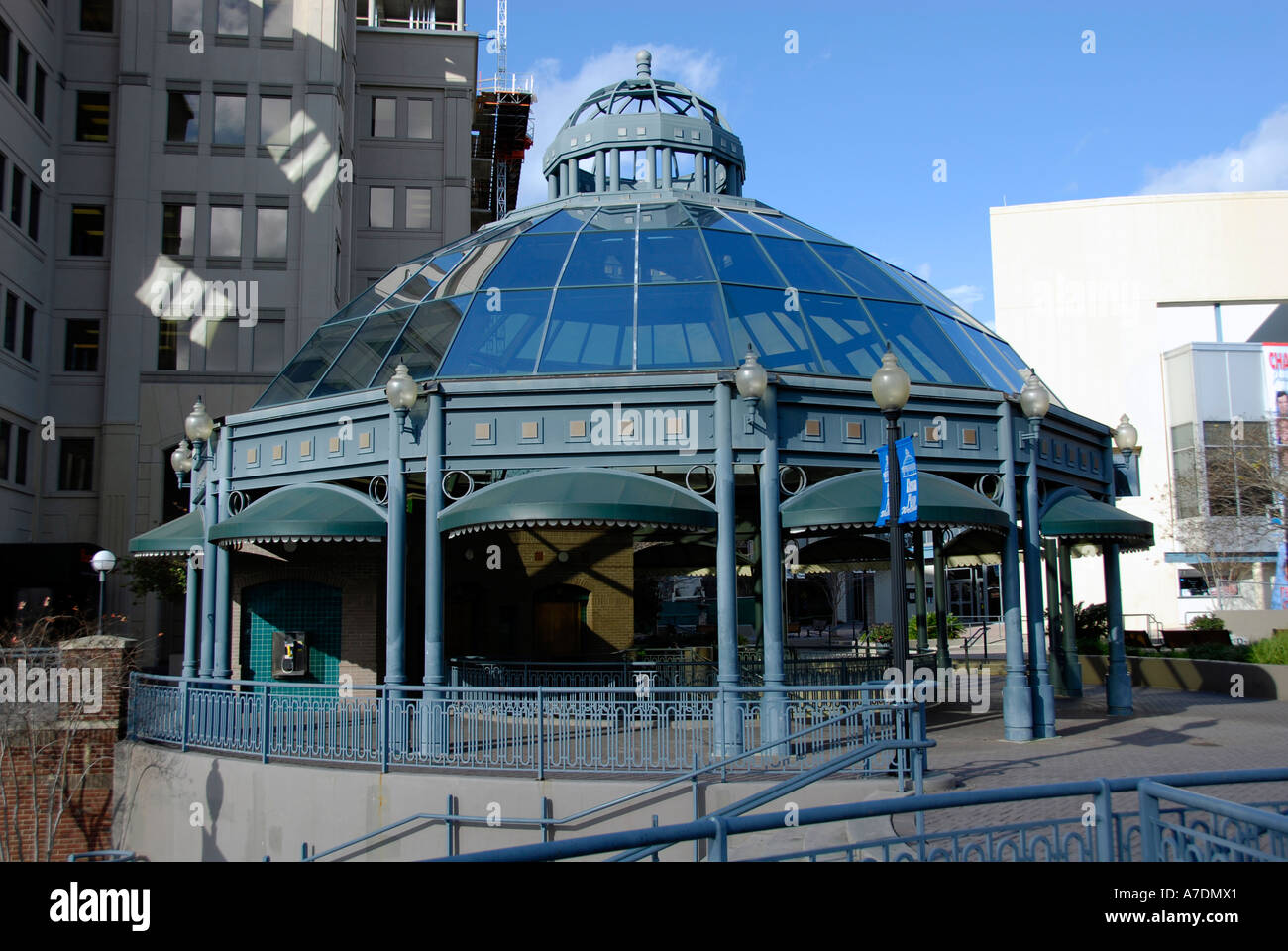 Kleman Plaza nel centro cittadino di Tallahassee Florida FL presso il Capitol Centre Foto Stock