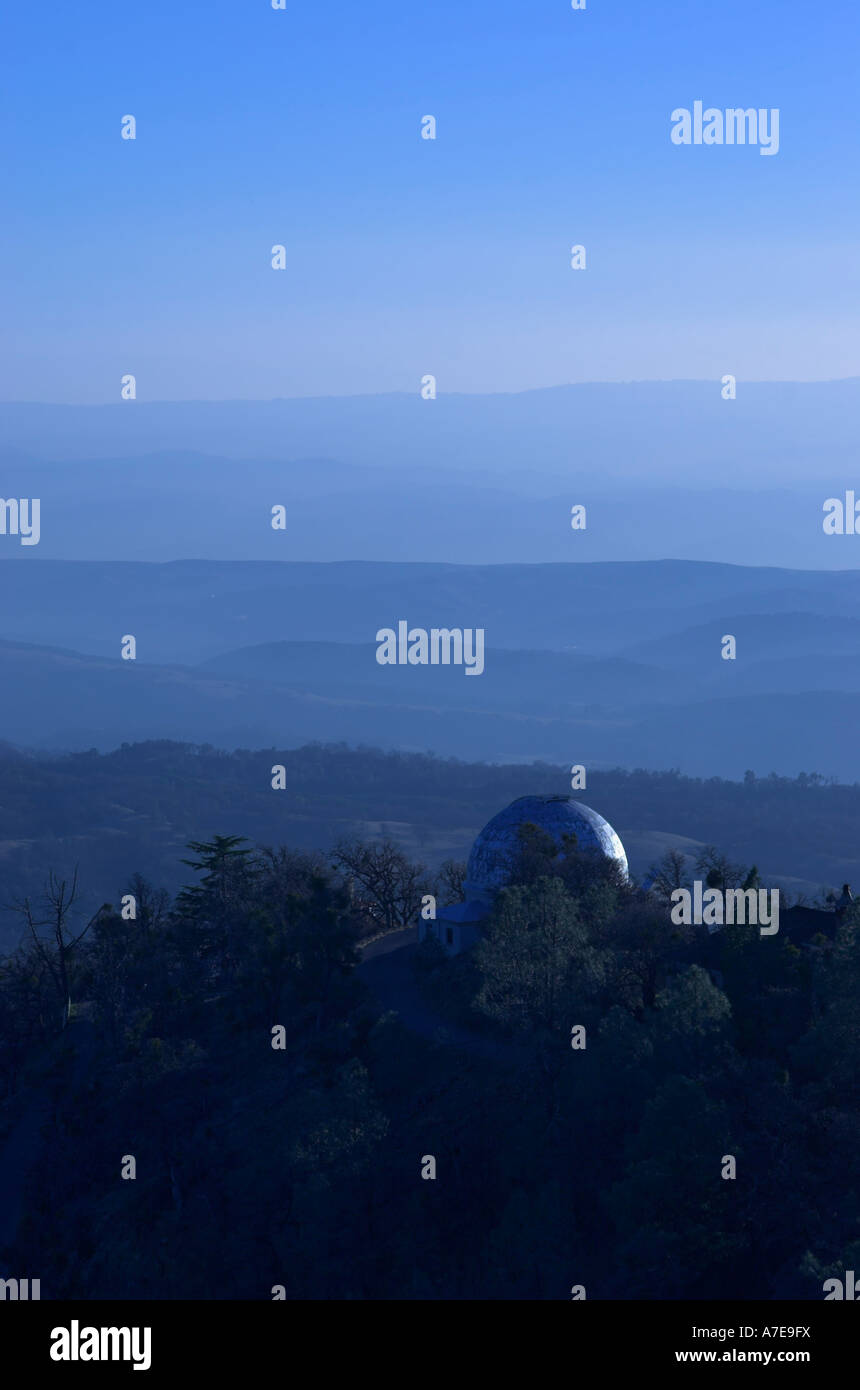 36 pollici Crossley riflettore a Tolomeo picco, Lick Observatory, Mt Hamilton, San Jose, California, Stati Uniti (gennaio 2007) Foto Stock