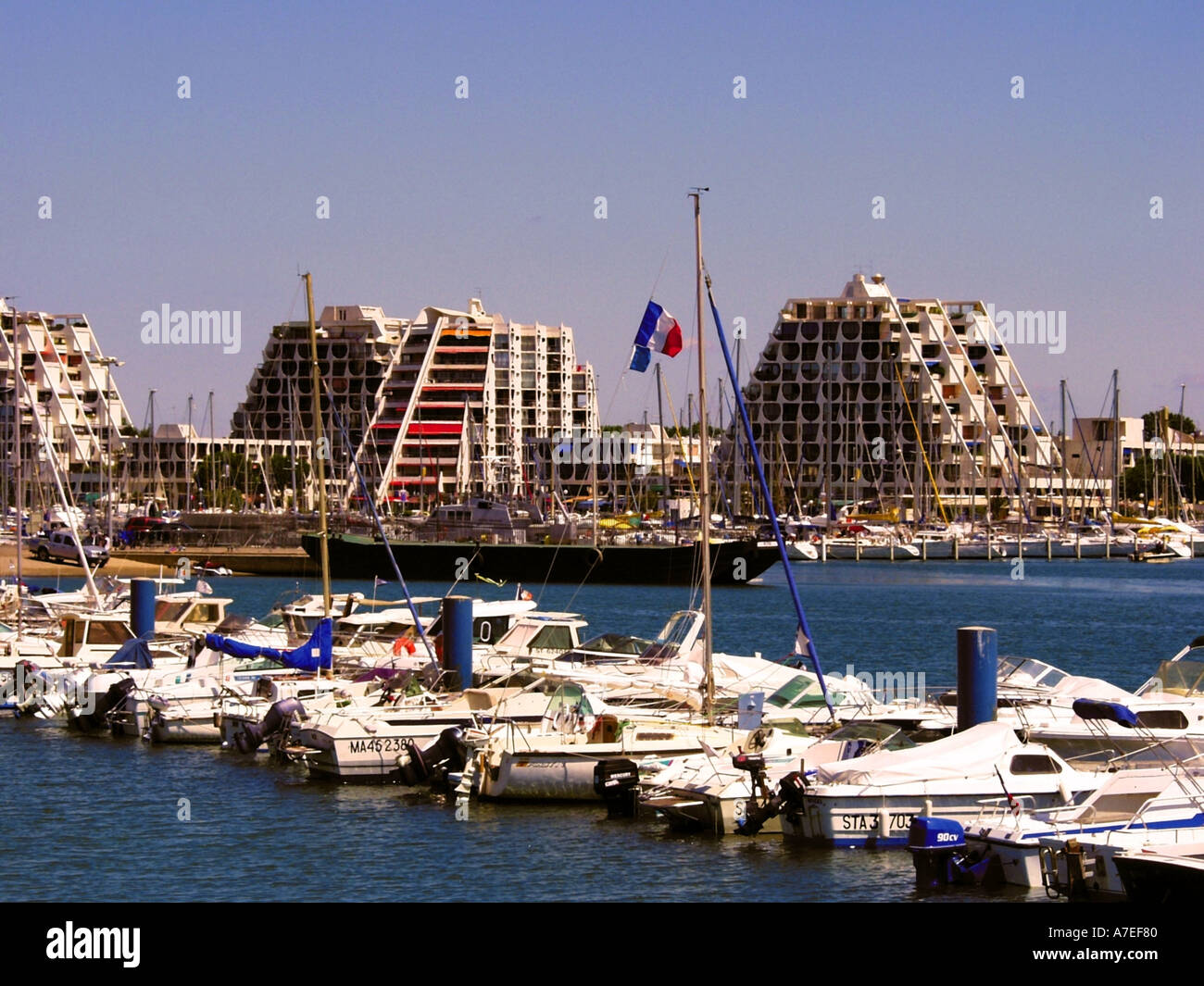 Francia languedoc-roussillon la grande motte Foto Stock