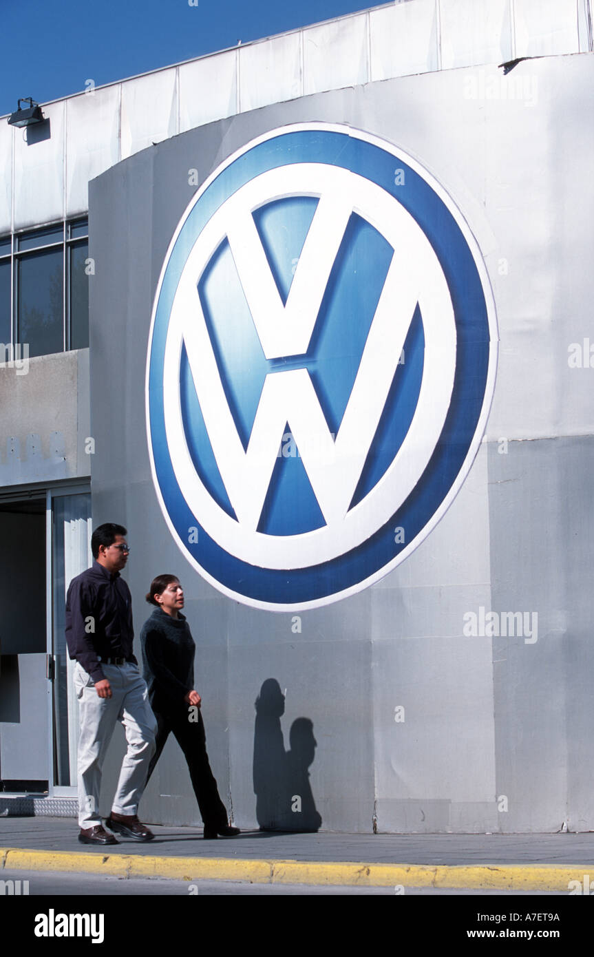 Messico, Puebla, Nord America. Il stabilimento VW di Puebla è la più grande e moderna in Messico. Foto Stock