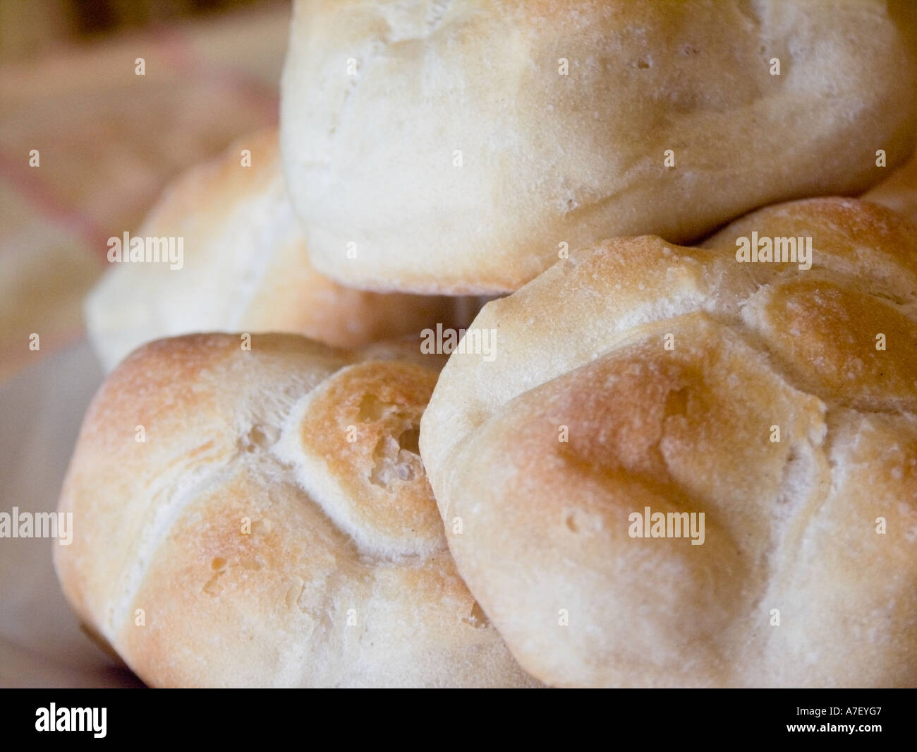 Pani, focaccia, pane Foto Stock