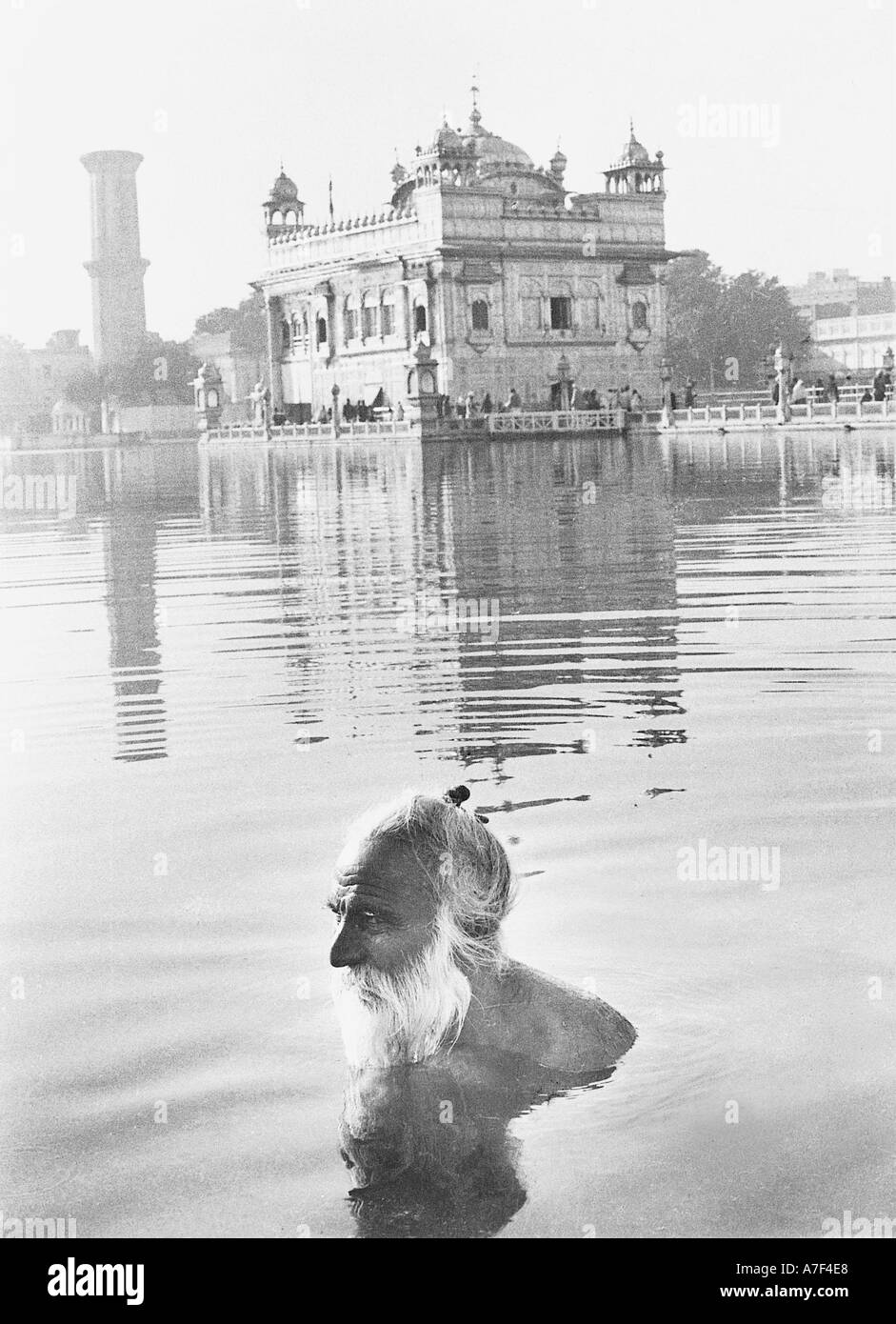 Le immagini in bianco e nero degli anni '1900 della vita indiana in India Foto Stock