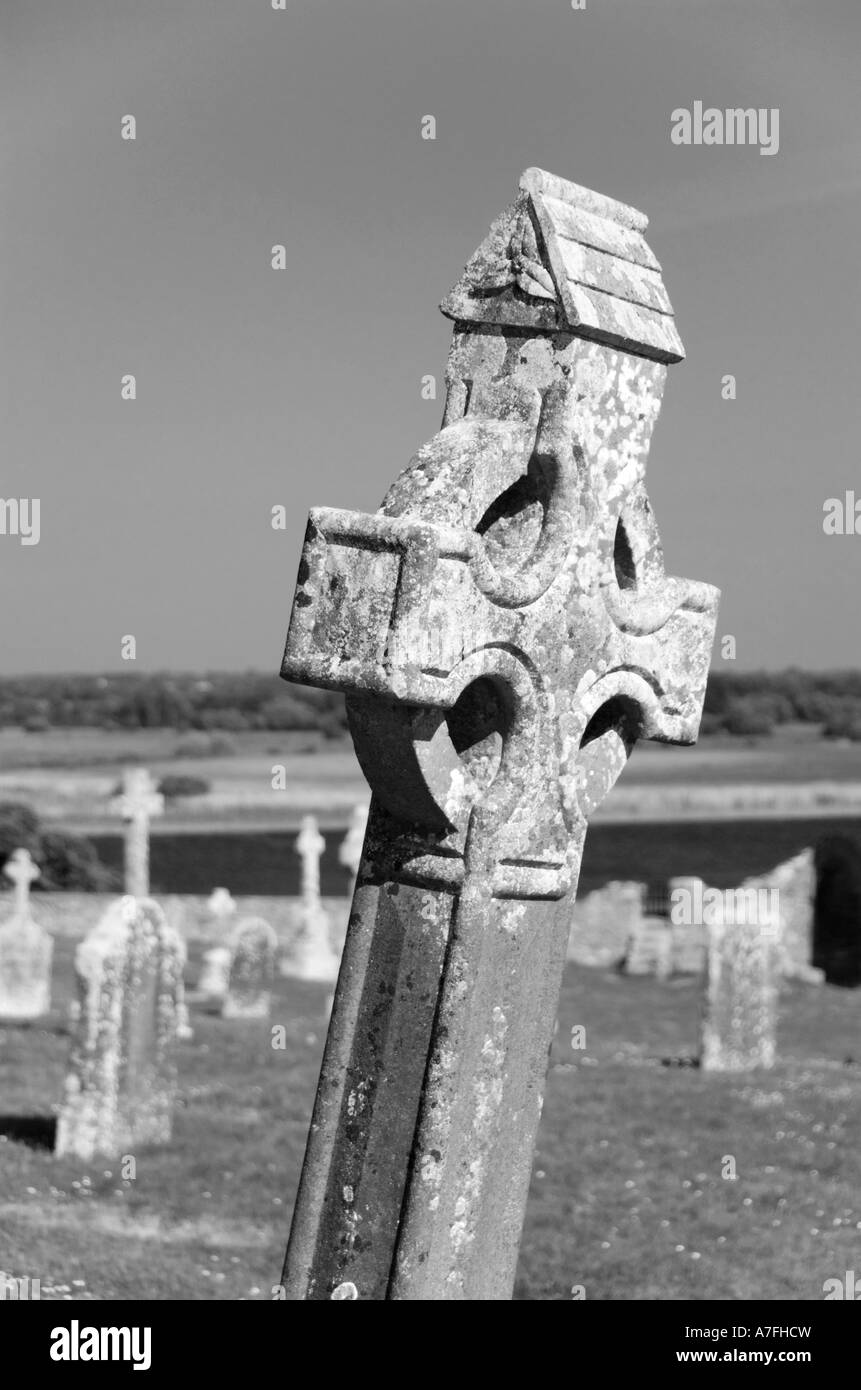 L'Irlanda nella Contea di Offaly Clonmacnoise fiume Shannon Foto Stock L'Irlanda nella Contea di Offaly Clonmacnoise fiume Shannon Foto Stock