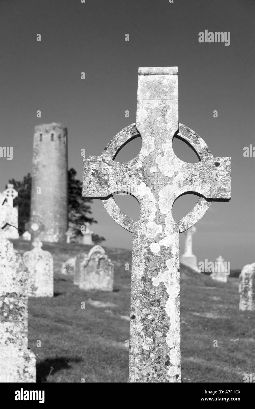 L'Irlanda nella Contea di Offaly Clonmacnoise Foto Stock L'Irlanda nella Contea di Offaly Clonmacnoise Foto Stock